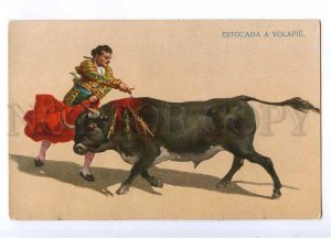 187567 Estocada a Volapie SPAIN CORRIDA Matador BULL FIGHT old
