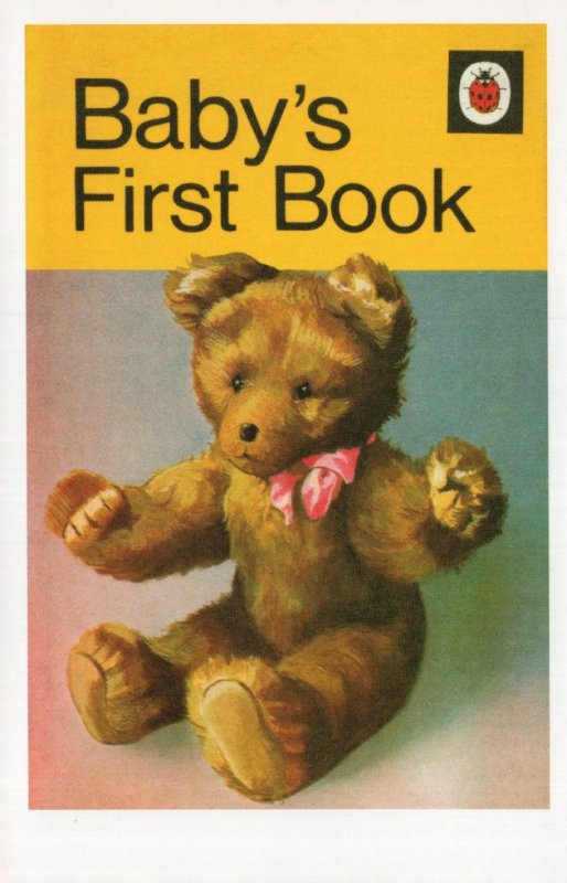 Babys First Book Teddy Bear Childrens First Edition Ladybird Book Postcard