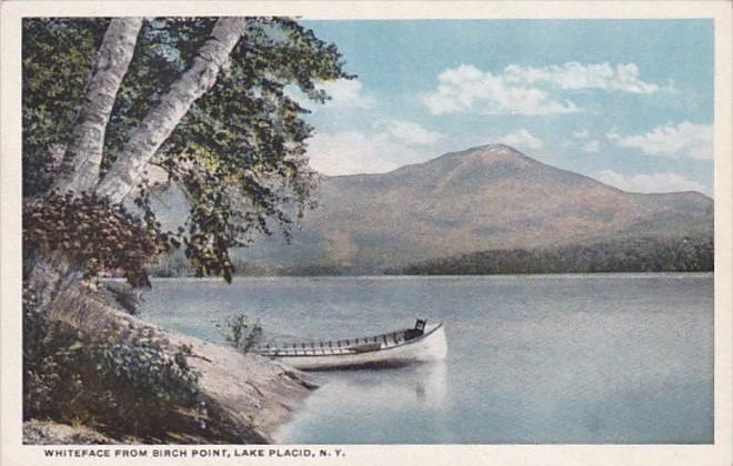 New York Lake Placid Whiteface Mountain From Birch Point