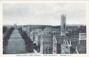 North Carolina Durham Campus South From Hospital Union Duke University Albertype