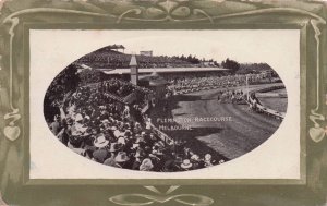 Flemington Horse Race Course Melbourne Australia Antique RPC Postcard