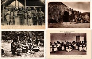 CENTRAL AFRICAN REPUBLIC C.A.R ETHNIC TYPES 26 CPA Vintage Postcards (L3533)