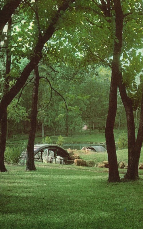 Postcard Dawes Arboretum Japanese Garden For Public Viewing South Of Newark OH