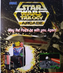 Star Wars Arcade Flyer Vintage Original Promo Artwork Space Age 8.5 x 11 Retro