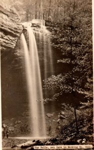 Hocking Hills Ash Cave Postcard 1930s South Bloomingville Ohio Falls