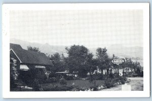 Salt Lake City Utah Postcard Clement's Tourist Camp Mountain View c1940 Vintage