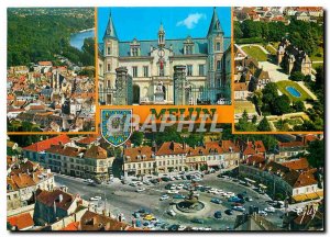 Modern Postcard Melun Seine et Marne On the right bank of the Seine in the he...