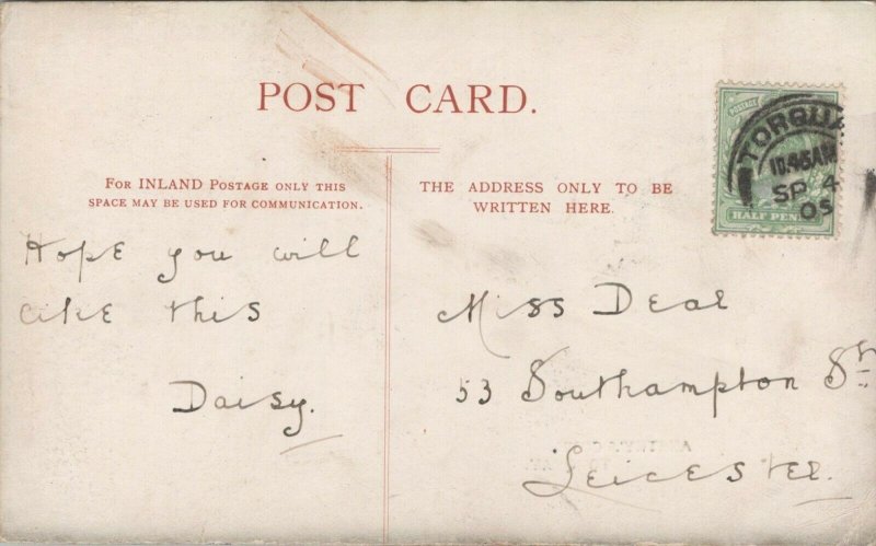 Genealogy Postcard - Dear - 53 Southampton Street, Leicester   RF7738