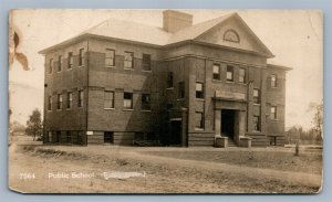 NEW JERSEY PUBLIC SCHOOL ANTIQUE REAL PHOTO POSTCARD RPPC