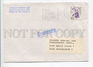 421861 GERMANY 1988 year Hamburg ADVERTISING real posted COVER