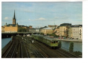 Railway Train, Gamia Stan Stan och Slussen, Stockholm, Sweden, 1980