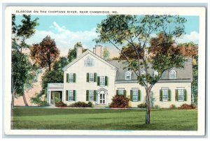 1920 Exterior View Glascow Choptank River Cambridge Maryland MD Vintage Postcard