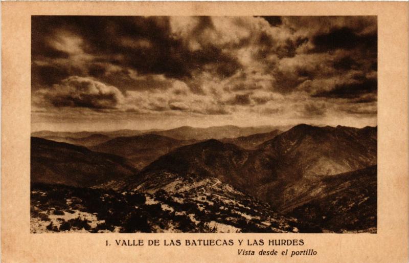 CPA Espagne VALLE DE LAS BATUECAS - Vista desde el portillo (303829)