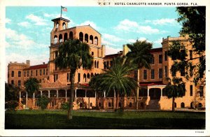 Florida Punta Gorda Hotel Charlotte Harbor 1935 Curteich