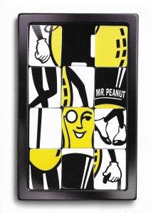 Mr Peanut Relax Go Nuts Max Rack Advertising Card 4 by 6