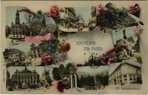 CPA PARIS 9e - Souvenir de Paris (55729)