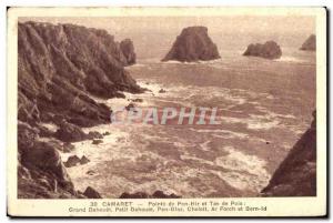Camaret sur Mer - Pointe de Pen-Hir and Tas de Pois - Old Postcard