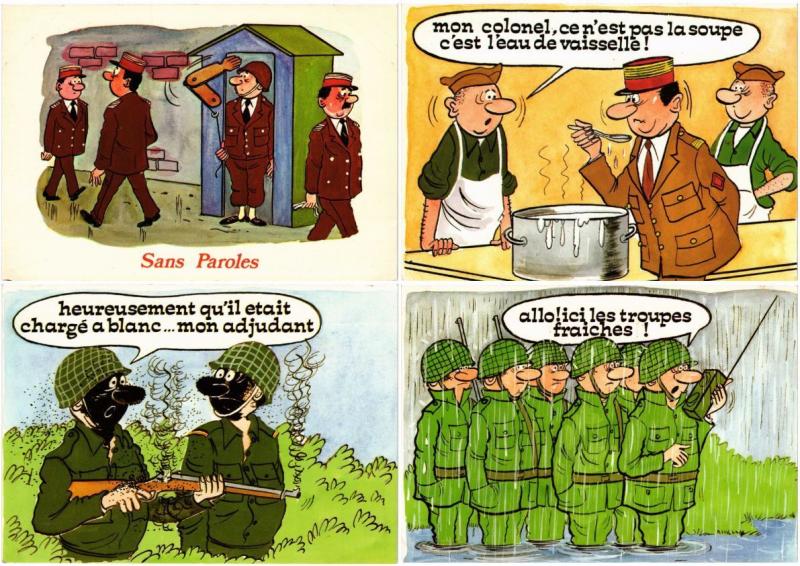 HUMOUR HUMOR MILITAIRE MILITARY 78 MODERN CP