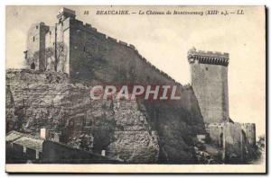 Old Postcard Beaucaire Chateau De Montmorency