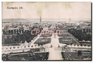 Old Postcard Karlsruhe