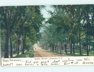 Pre-1907 STREET SCENE Syracuse New York NY W2390