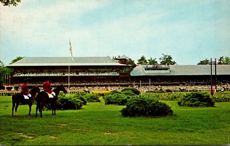 New York Saratoga The Saratoga Race Track Horse Racing