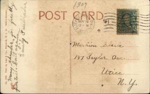 Elizabeth NJ Chemical Engine & Fire Station c1910 Postcard