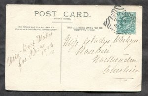 dc1827 - PETERSFIELD England 1903 Postcard. Squared Circle