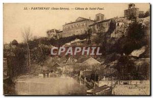 Parthenay Old Postcard Coteau St. Paul