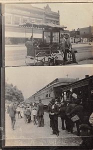 Great Penut Wagon  Fresh Roaster Real Photo People Working Unused 