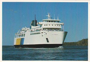 Canada Ferry M S Chi-Cheemaun At South Baymouth Ontario