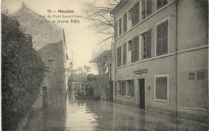CPA MEULAN-Rue du Pont St-Come (260523)