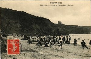 CPA BINIC - Plage de l'Avanat-Port - Le Bain (103722)