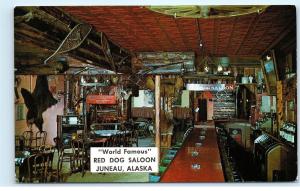 *World Famous Red Dog Saloon Gordon Kanouse Juneau Alaska Vintage Postcard A79