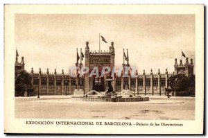 Old Postcard Spain Espana Spain Exposicion Internacional Barcelona Palacio de...