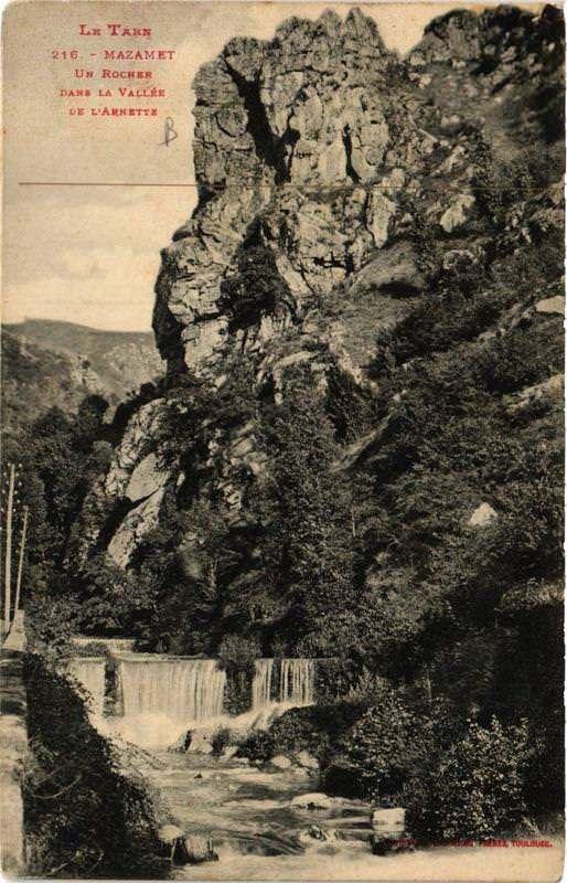 CPA MAZAMET Un Rocher dans la Vallée de l'Arnette (615044)