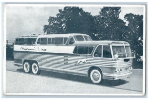 c1910's Greyhound Lines Scenicruiser Bus Unposted Vintage Postcard