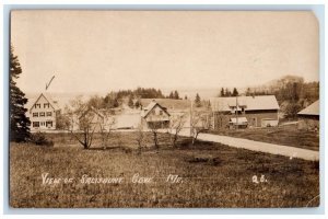 c1910's Frenchman's Bay Salisbury Cove View Maine ME RPPC Photo Postcard