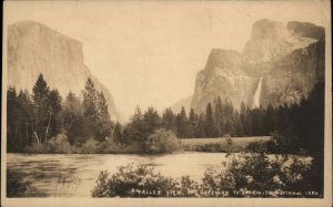 Yosemite National Park Valles View Pillbury Pictures Real Photo Postcard