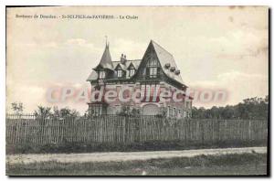 Postcard Old St. Sulpice De Favieres Le Chalet