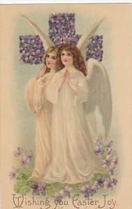 Easter Angels With Purple Cross