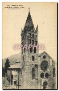 Postcard Old Embrun Bell tower of the Cathedral