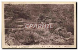 Postcard Old Rotheneuf The Rocks Sculptes The Fantome The Nome and Avaye