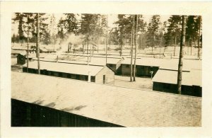 Military, Camp Funston? Kansas Barracks, RPPC