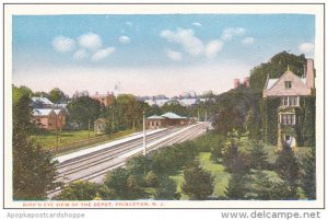 BIrds Eye View Of Railroad Depot Princeton New Jersey