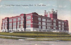 Minnesota Saint Paul Central Hight School Lexington Blvd 1910