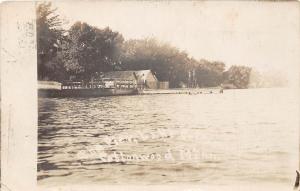 D30/ Lake Cottonwood Minnesota Mn Real Photo RPPC Postcard 1907 The Pier