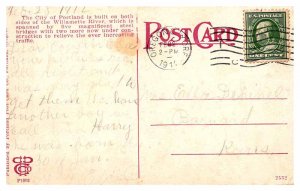 Postcard BRIDGE SCENE Portland Oregon OR AR8203