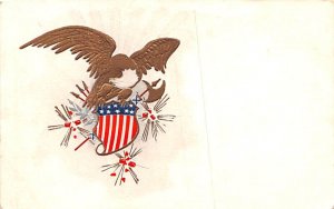 Eagle & Flag Unused 