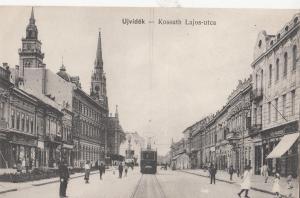 B80609 kossuth lajos ter tramway ujvidek novi sad serbia front/back image